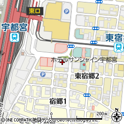 東京コンピュータサービス株式会社　宇都宮支店周辺の地図