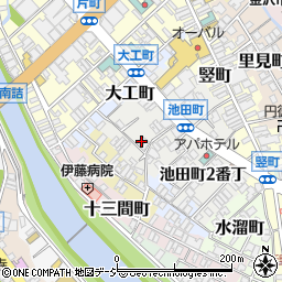 石川県金沢市池田町４番丁13周辺の地図