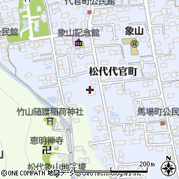 長野県長野市松代町松代代官町1489-4周辺の地図
