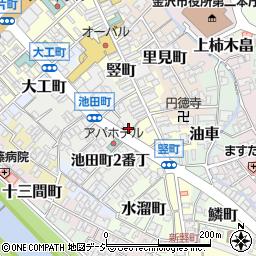 石川県金沢市池田町２番丁19周辺の地図