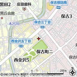 石川県金沢市保古町ニ137周辺の地図