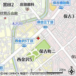 石川県金沢市保古町ニ142周辺の地図