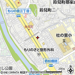 石川県金沢市もりの里2丁目89周辺の地図