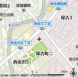 石川県金沢市保古町ニ136周辺の地図