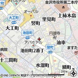 石川県金沢市池田町２番丁18周辺の地図