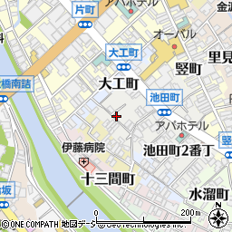 石川県金沢市池田町４番丁15周辺の地図
