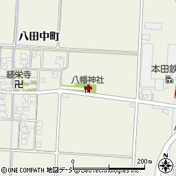 石川県白山市八田中町400周辺の地図