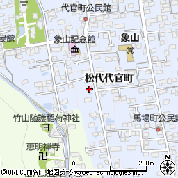 長野県長野市松代町松代代官町1489-2周辺の地図