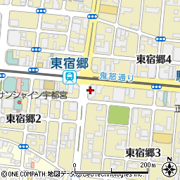 山洋電気株式会社　宇都宮支店周辺の地図