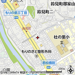 石川県金沢市もりの里2丁目86周辺の地図