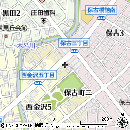 北國銀行保古町支店周辺の地図