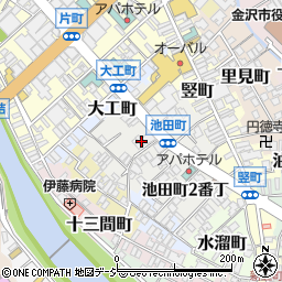 石川県金沢市池田町４番丁8周辺の地図