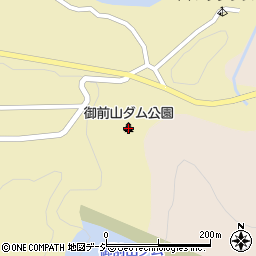 御前山ダム公園周辺の地図