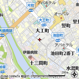 石川県金沢市池田町４番丁23周辺の地図