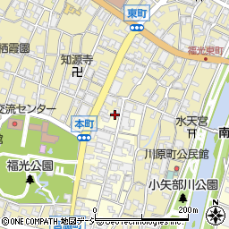 富山県南砺市福光新町42周辺の地図