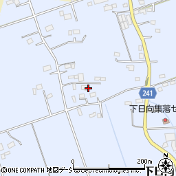 栃木県鹿沼市下日向599周辺の地図