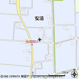 富山県南砺市安清325周辺の地図