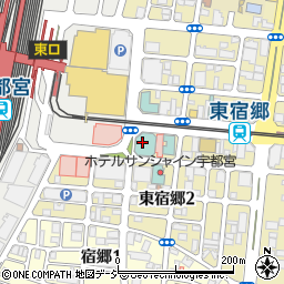 魚民 宇都宮東口駅前店周辺の地図