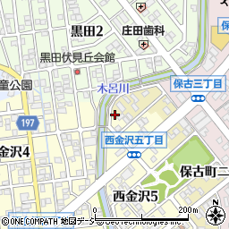 石川県金沢市保古町ニ167周辺の地図