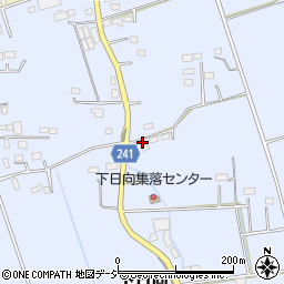 栃木県鹿沼市下日向876周辺の地図