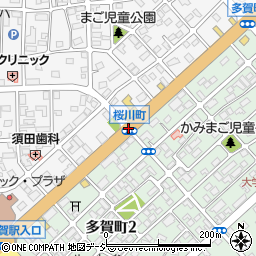 桜川町周辺の地図
