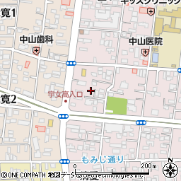栃木県宇都宮市西2丁目4周辺の地図
