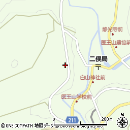 石川県金沢市二俣町（ニ）周辺の地図