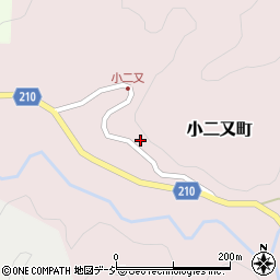 石川県金沢市小二又町ヘ周辺の地図