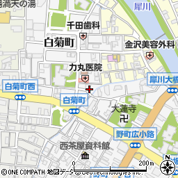 石川県金沢市白菊町6周辺の地図