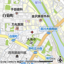 石川県金沢市野町2丁目33周辺の地図