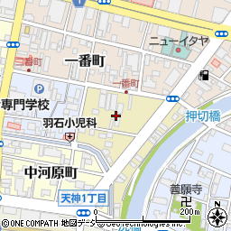 栃木県宇都宮市三番町周辺の地図