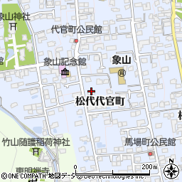 長野県長野市松代町松代代官町1454周辺の地図