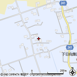 栃木県鹿沼市下日向597周辺の地図