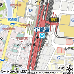 足利銀行宇都宮駅ビルＰＡＳＥＯ ＡＴＭ周辺の地図