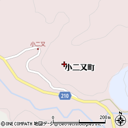石川県金沢市小二又町周辺の地図