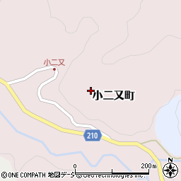 石川県金沢市小二又町周辺の地図