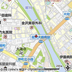 金澤玉寿司　みやこや周辺の地図