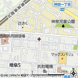 富源商事金沢支店周辺の地図