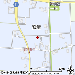 富山県南砺市安清328周辺の地図