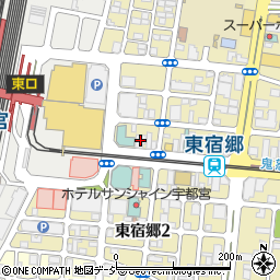 足利銀行駅東口ＡＴＭ ＡＴＭ周辺の地図