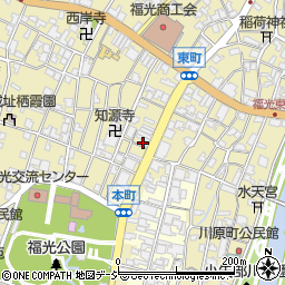 富山県南砺市福光本町周辺の地図