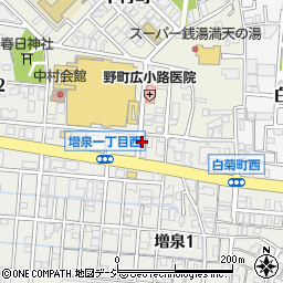 プラージュ金沢増泉店周辺の地図