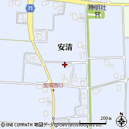 富山県南砺市安清3125周辺の地図