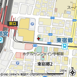ダイワロイネットホテル宇都宮周辺の地図