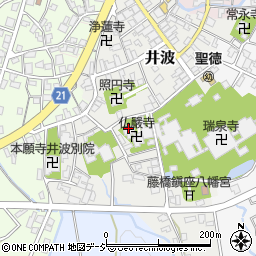 仏厳寺周辺の地図
