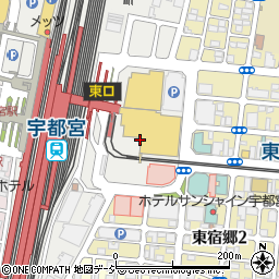 栃木県宇都宮市宮みらい周辺の地図