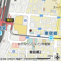 豚しゃぶ専門店 やまと 宇都宮駅東口店周辺の地図
