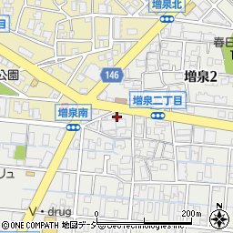 金沢中警察署増泉交番周辺の地図