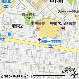 ファミリーマート金沢増泉中央店周辺の地図