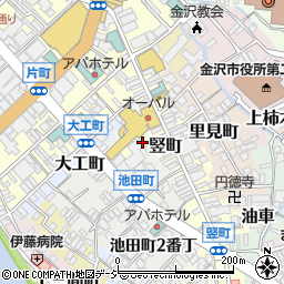 竪町商店街振興組合周辺の地図